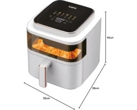 Resim Esmo Home Lura Airfryer 6l Beyaz 17BG 