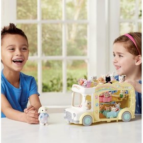 Resim Sylvanian Families Gökkuşağı Eğlencesi Anaokulu Otobüsü 5744 