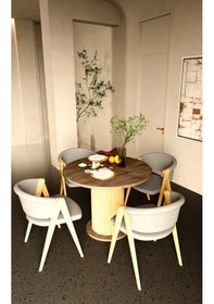 Resim Antoryum Yemek Mutfak Salon Balkon Ofis Masası Ahşap 