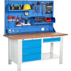 Resim Star Çelik Atölye Çalışma Tezgahı (1600 x 720 x 830-930/1844 mm) 