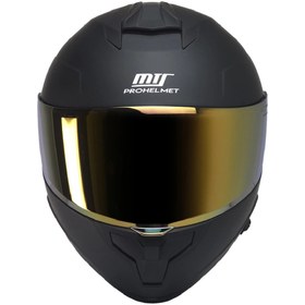 Resim MTS X-340 FULL FACE GÜNEŞ VİZÖRLÜ KASK (MAT SİYAH) 