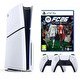 Resim Sony Playstation 5 Slim CD'li Oyun Konsolu +2. Dualsense Kol + PS5 FC26 (İthalatçı Garantili) 