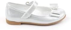 Resim Ortaç 3162 Kız Çocuk Balerin Cırtlı Babet Ayakkabı Gümüş 33 