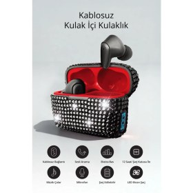 Resim Piranha 9977S Kablosuz Bluetooth Kulak Içi Kulaklık | Bluetooth 5.4 | LED Pil Göstergesi | Mikrofon 