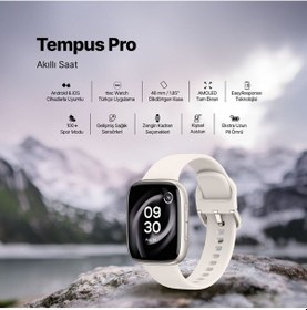 Resim Ttec 2S14WV1 Tempus Pro 46 MM Amoled Ekranlı Dikdörtgen Kasa Akıllı Saat 