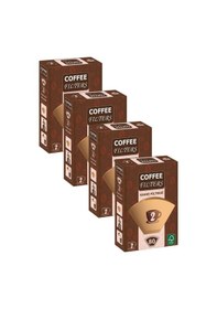 Resim Caffeo Filters No2 80 Adet Kahve Filtre Kağıdı X 4 Adet Filtre Kağıdı 