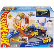 Resim Jbm71 Hot Wheels Polis İstasyonu Oyun Seti Çok Renkli 