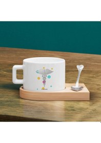 Resim Bk Gift Kişiye Özel İsimli Doktor Tasarımlı-1, Ahşap Altlıklı Seramik Fincan, Meslek Hediyesi, Yeni İş Hediyesi Kobitmeyen137930 Bk Gift 