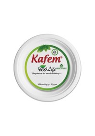 Resim Kafem Kağıt Tabak Yuvarlak Ekolojik 25'li 22 CM 