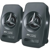 Resim Magıcvoıce T-19 1+1 USB Pc Mini Hoparlör (2x3 Watt) (5047) 