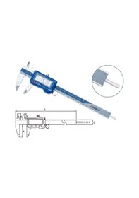 Resim Dasqua 0-150mm Yuvarlak Çubuklu Dijital Kumpas 2000-1605 