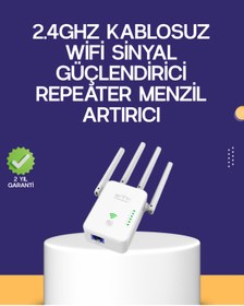 Resim pazarella Çift Bantlı Kurulum WiFi Repeater Menzil Genişici 