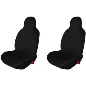 Resim Öziron Her Arabaya Uyumlu Oto Koltuk Servis Ön Koltuk Kılıfı Siyah 