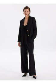Resim Fabrika Siyah Kadın Blazer F5WL-CKT0066 