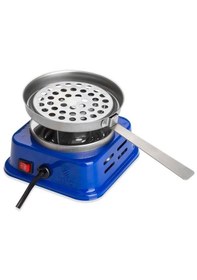 Resim Mini Kare Elektrikli Ocak Mavi 