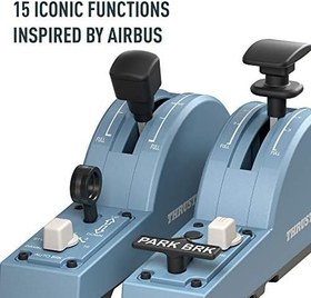 Resim Thrustmaster TCA Quadrant Add-On Airbus Edition - PC İçin Resmi Lisanslı Uçuş Ekipmanı - Flap, Hız Freni (Spoiler) ve İniş Takımı Kontrolleri - Sivil Havacılık Simülasyonu 