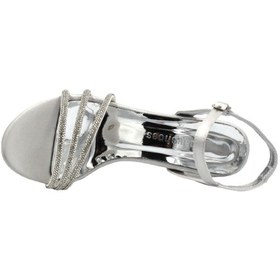 Resim Erbay Şeffaf Topuklu Kadın Abiye Ayakkabı Siyah Siyah 