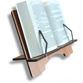 Resim hü ma tasarım ve aksesuar Hüma Ahşap Tablet Telefon Tutucu Ayarlanabilir Kitap Okuma Sehpası Standı Rahle 