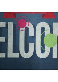 Resim Big Welcome Baskılı Kaliteli Kauçuk Kapı Önü Paspası 