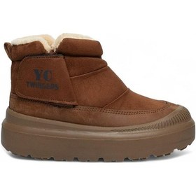 Resim Celira Twg İçi Kürklü Taba Süet Kadın Bot & Bootie Nsb823 Taba 