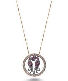 Resim Yunuslar Gümüş Kolye 