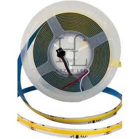 Resim 24v 10mm 360 Ledli Pixel Cob Şerit Led Natural Beyaz Ip20 5 Metre 