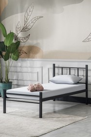 Resim EVGER HOME Metal Karyola, K90 Siyah Metal Karyola, 100x200 