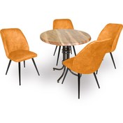 Resim Beymobilya Buket Werzalit Yuvarlak Esb - Nilüfer Mutfak Masa Takımı 