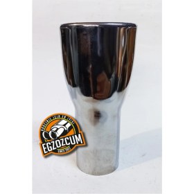 Resim Egzozcum Antipas Iç Kaplamalı 51 Mm. Yassı Islık Sesli Nikelaj Egzoz Uyumlu Eksoz Ucu Tekli 