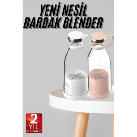 Resim Ronanna Taşınabilir Kablosuz Şarjlı Kişisel Smoothie El Blender Mini Meyve Sıkacağı 