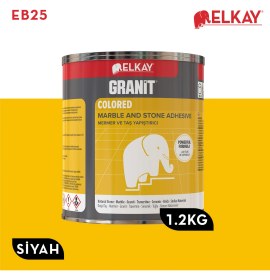 Resim Elkay Granit Mermer ve Taş Yapıştırıcı Siyah 1200 gr 