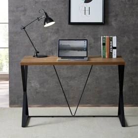 Resim Hitit Dekorasyon Holly Siyah Metal Çalışma Masası 