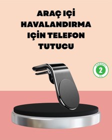 Resim Güçlü Manyetik Araç Telefon Tutucu Gps Navigasyon İçin İdeal Çok Renkli 