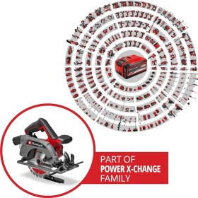 Resim Einhell Akülü Daire Testere Te-Cs 18/165-2 Li - Solo Power X-Change (18 V, Ø 165 mm Testere Bıçağı, 