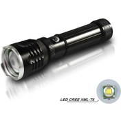 Resim ANTİKSÜS Flaşörlü Uzun Mesafeli Şarjlı Pilli Mıknatıslı EL Feneri Watton Wt-282 