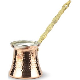 Resim Kalın Bakır Cezve 5-6 Fincanlık 