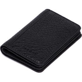 Resim Siyah Deri Unisex Kredi Kartlık - S1KK00001601-A41 