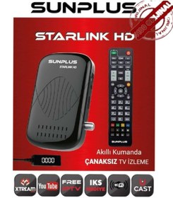 Resim Sunplus Starlink Hd Uydu Alıcısı Full Hd 1080p Tv & Uydu Tek Kumanda 