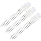 Resim 50 Adet 5 Mm Rgb Led Diyot Üç Renkli Çok Renkli Kırmızı Yeşil Mavi 4 Pinli Ortak Katot Aydınlatma Elektronik Bileşenleri Işık Yayan Diyotlar Diğer 