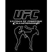 Resim Ufc Kick Büyük Sırt Patch Yama 