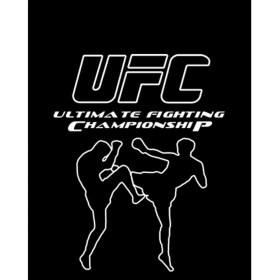 Resim Ufc Kick Büyük Sırt Patch Yama 