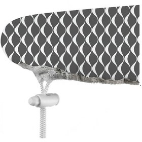 Resim Delta 120x45 Cm Xs Size Ütü Masası Kılıfı Bezi Örtüsü Ütü Yedek Parça Ütü Ve Aksesuarı Açık Gri 