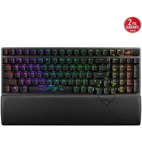 Resim ASUS Rog Strıx 96 Rx X902 Kablosuz Gaming Klavye Siyah 