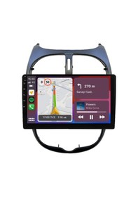 Resim Peugeot 206 Android Multimedya Sistemi 2006-2011 8gb Ram, 64gb Hafıza, Bluetooth, Carplay & Android Auto Kamera 9" 
