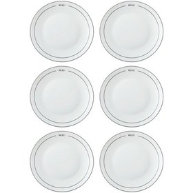 Resim The Mia Round Pasta Tabağı 6 Kişilik Dnr0075 