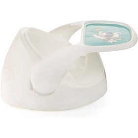 Resim Bebekler İçin Mama Ve Banyo Oturağı Beyaz 