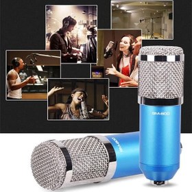 Resim BM800 Condenser Stüdyo Profesyonel Kayıt ve Yayın Mikrofonu Studio SİYAH 