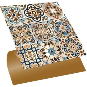 Resim Kendinden Yapışkanlı Karma Fas 019 Desenli Pvc Karo 30X30 cm 11 Adet / 1 M² 
