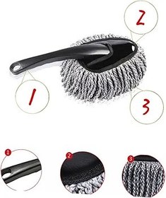 Resim Mobestech 4 Paket Araba Detaylandırma Fırçası Seti Araba Cila Fırçası Toz Fırçası Sapsız Araba Temizlik Malzemeleri Için 