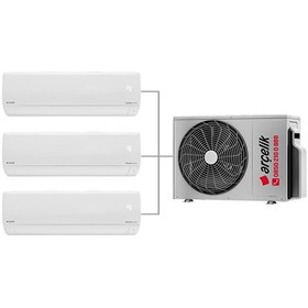 Resim Multi Sistem 3+1 30000 BTU 9+9+18 Duvar Tipi Inverter Klima 